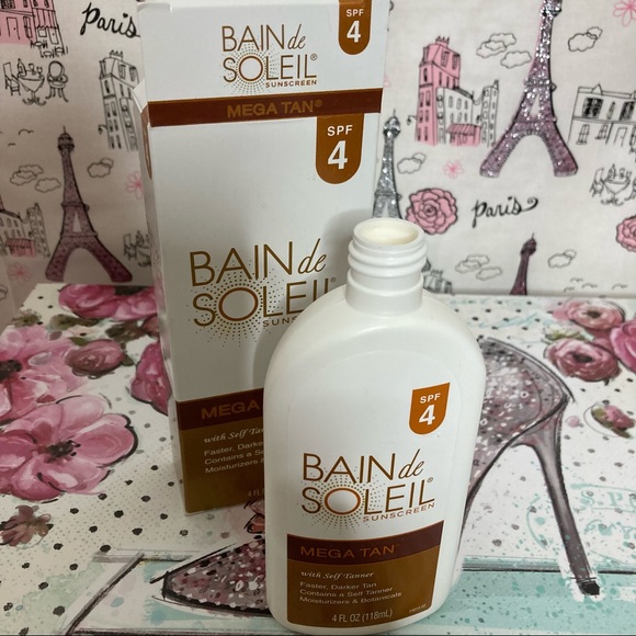 Bain de Soleil Mega Tan with Self Tanner Sunscreen SPF 4 - Picture 7 of 8